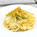 料理メニュー写真&nbsp;【1月のパスタ】地元の白菜とボッタルガのスパゲッティーニ