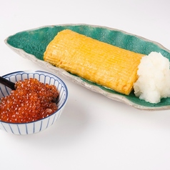 出汁巻き玉子 たっぷりいくらがけ