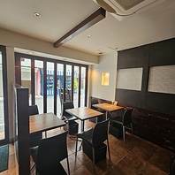 1階はオープンテラスにも◎