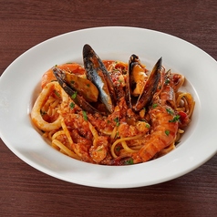 ビスクソース香る”ペスカトーレ ロッソ”リングイネ