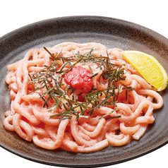 明太クリームうどん