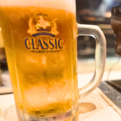 なんたってビール！焼肉を囲みながらお楽しみください◎
