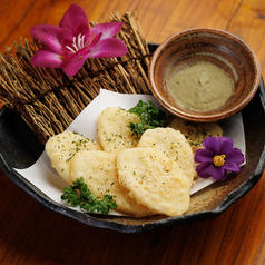 【八戸産】長芋のあおさ揚げ