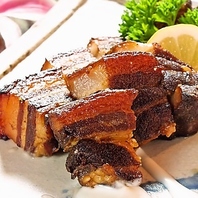かりっと焼いたラフテー ハニーミルクドレッシング