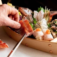 旬の鮮魚を味わう和刺身
