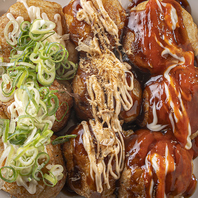 王道から変わり種まで！多彩な味が楽しめるたこ焼き