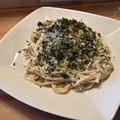 料理メニュー写真&nbsp;北海道産タラコとあおさのクリームパスタ