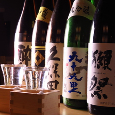 単品飲み放題あります！日本酒や焼酎などもご用意あり！の写真