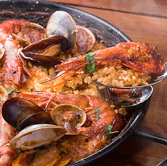 魚介のパエリア(小 0.5合)