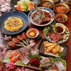 炉端とホルモンと串焼きとおでん とっとっと 梅田お初天神店のコース写真