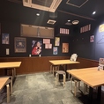 お洒落な空間の中、美味しいお料理とお酒を飲みながら、楽しいひと時をお過ごしください♪