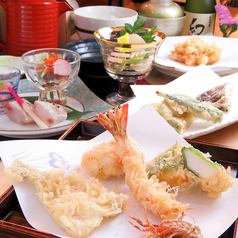 日本酒と肴 旬彩 天ぷら くきにのコース写真