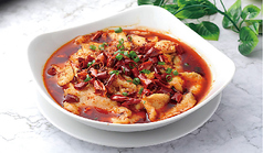 白身魚の四川風煮込み