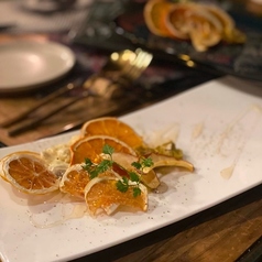 季節の「ドライ果実」とマスカルポーネ -蜂蜜カケ