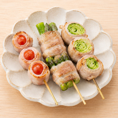 博多野菜巻き串3本盛り