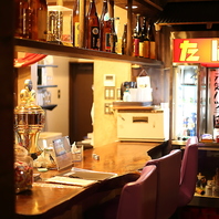 遊び心あふれる店内