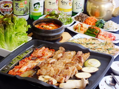 サムギョプサル韓国料理キム兄食堂のコース写真