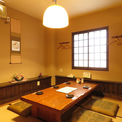 4名様でご利用いただけるお座敷個室を2席ご用意しております。