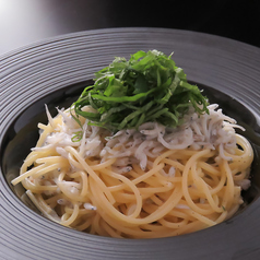 しらすと大葉のペペロンチーノ