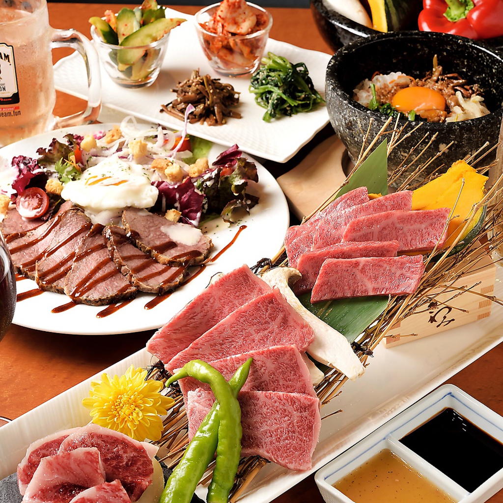 落ち着いた店内でA5松阪牛を堪能。