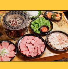 炭火焼肉うし政のコース写真