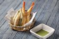 料理メニュー写真 旬菜と小海老の天ぷら　抹茶塩