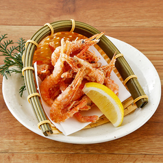 [日本海産]南蛮海老の唐揚げ/たこの唐揚げ　各
