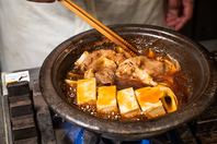 一鍋ずつ丁寧に仕上げる、和牛あんかけすき焼き豆腐