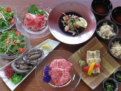 ステーキ 青ひげのコース写真