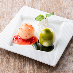 ミニ雪見だいふく ～抹茶＆イチゴ～