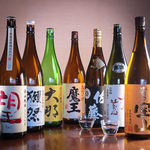 厳選した焼酎や日本酒をご提供しております。当店こだわりの料理との組み合わせもお楽しみください♪