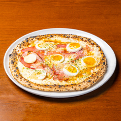 ベーコンと玉子の照り焼きピッツァ