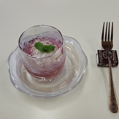 県内産シロップ葛切り