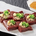 料理メニュー写真&nbsp;国産牛上レバー（塩）