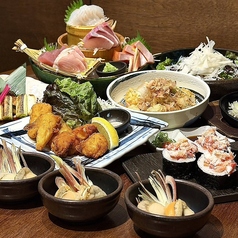 千里中央海鮮食堂 はなれ おーうえすとのコース写真