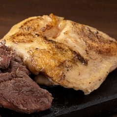 チキンステーキをプラスオン！