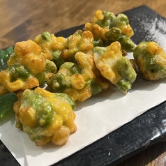 枝豆とトウモロコシの落とし揚げ
