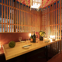 完全個室完備⇒2名様より予約可◎貸切も可能です