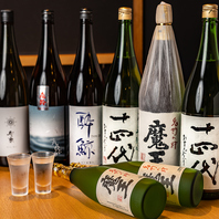 全国の厳選地酒と旬魚のペアリング