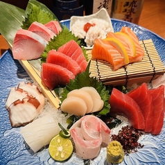 新鮮なお造り5種
