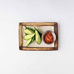 韓国味噌で食べる ざく切りきゅうり