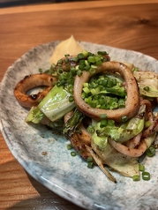 いかバターの焦がし醤油炒め