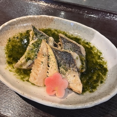 揚げ鰆の海苔餡かけ