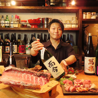 店主がこだわりぬいた鮪料理と日本酒をご堪能あれ！