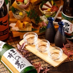 豊かな香りと旨味を楽しむ厳選日本酒の数々