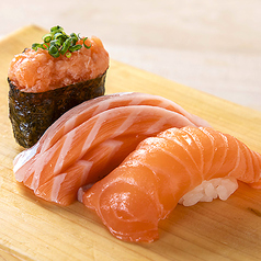 サーモン三味