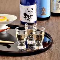旬の味覚にあわせた日本酒と焼酎