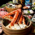 お肉やお魚だけではなく、タラバガニ・本ズワイ蟹も豊富にご用意！【焼肉海鮮ニクサカナ梅田 /ニクサカナ /梅田グルメ /梅田居酒屋 /梅田焼肉 /海鮮好き /焼肉好き /寿司好き /食べ飲み放題 /コスパ居酒屋 /個室宴会 /浜焼き /中崎町グルメ /大阪グルメ /グルメ好き】