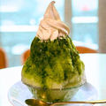料理メニュー写真&nbsp;和束抹茶の宇治金時氷