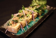 薬味たっぷり自家製あつあげ